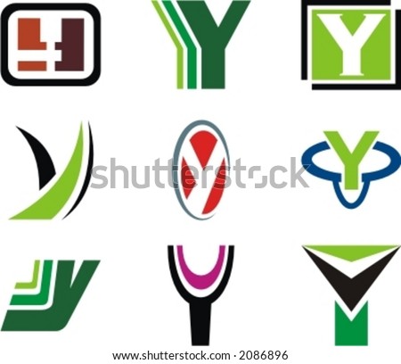 Logo Design  Alphabets on Stock Vector   Alphabetical Logo Design Concepts  Letter Y  Check My