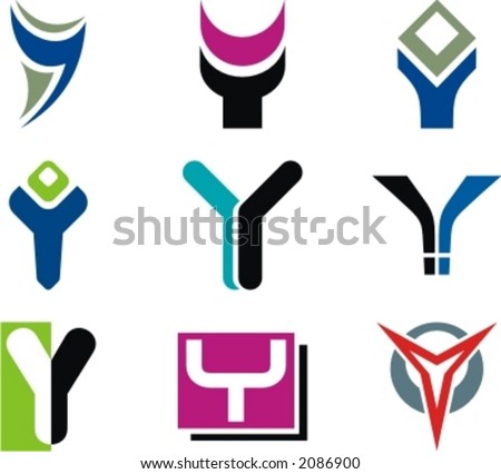 Logo Design Alphabet on Logo Design Set Of Alphabet Symbols And Find Similar Images
