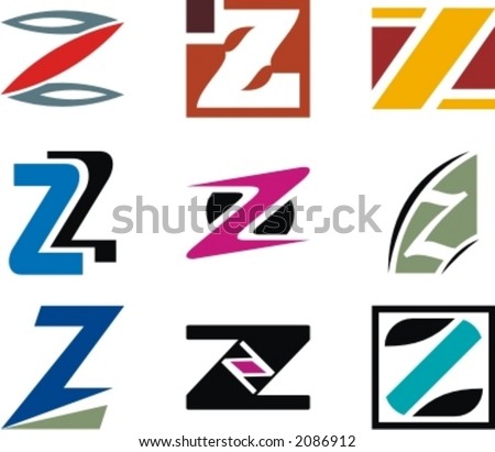 Logo Design on Stock Vector   Alphabetical Logo Design Concepts  Letter Z  Check My