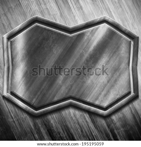 Metal construction. Iron plate background