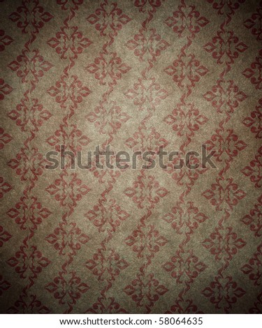 vintage shabby wallpaper (ornament background)