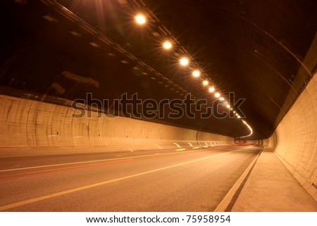 Tunnel under the ground