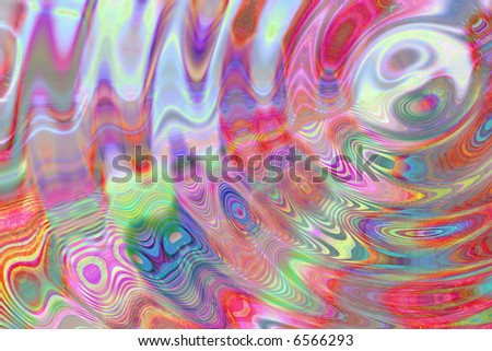Abstract ripples on pond
