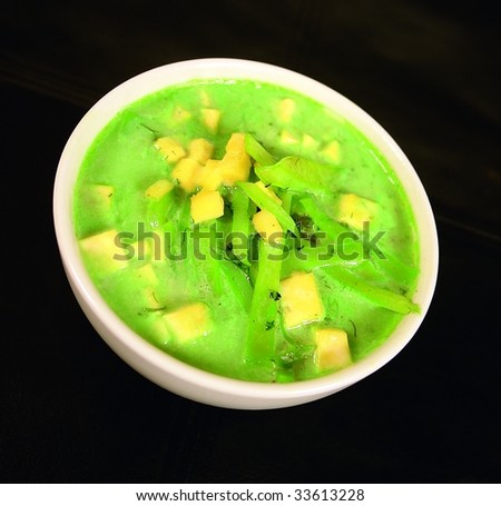 Extreme green soup from Paraguay