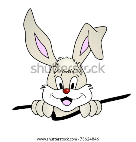 cute easter bunny cartoon pictures. stock vector : Easter bunny