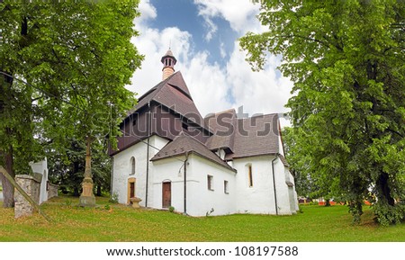 Church of All Saints, Mohelnice Vysehorky - Lisnice, The first written mention of the church dates from the 1369th, Czech Republic