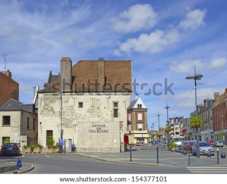 CAMBRAI, FRANCE - AUGUST 17: The Spanish House on August 17, 2013. A type of building that was widely built from the Middle Ages to the 17th Century.