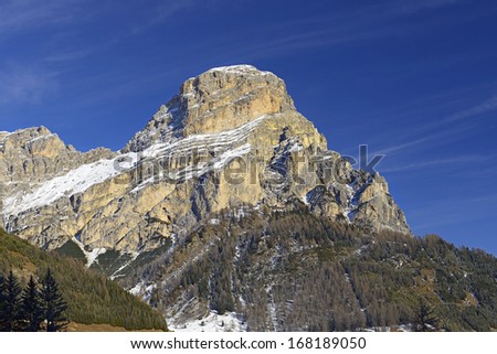 Sassongher - The National Park Puez, Puezgruppe, Dolomiti mountain - Italy Europe, UNESCO World Heritage Site