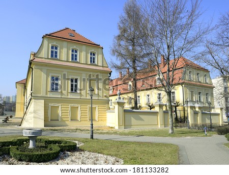 The former castle, now the District Court in Rybnik, Poland