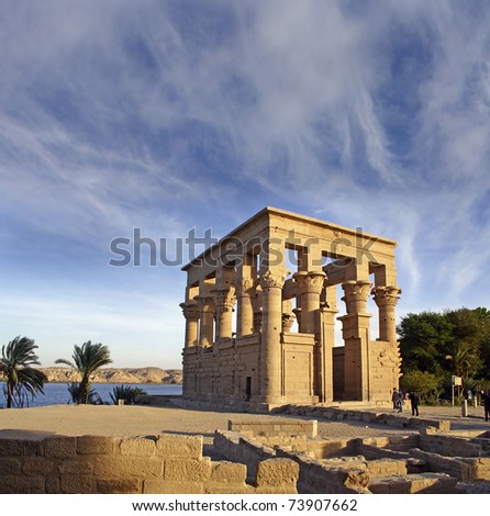 Ancient Temple in Philae, Egypt, UNESCO World Heritage Site