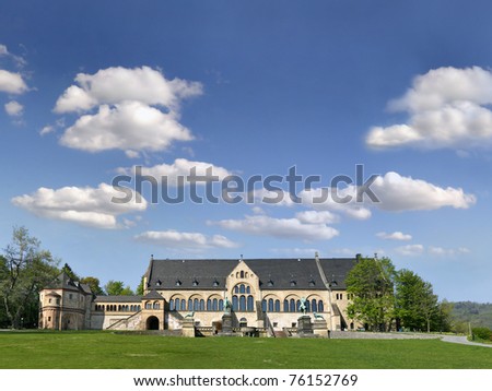 The Imperial Palace (Kaiserpfalz) built between 1040 and 1050 during the reign of Heinrich III, Goslar, Germany, UNESCO World Heritage Site