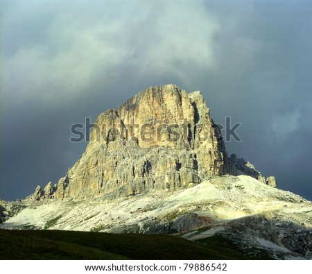 Mount Averau, Sesto Dolomites, Sexten Dolomiten, Dolomiti di Sesto, Italy, UNESCO World Heritage Site