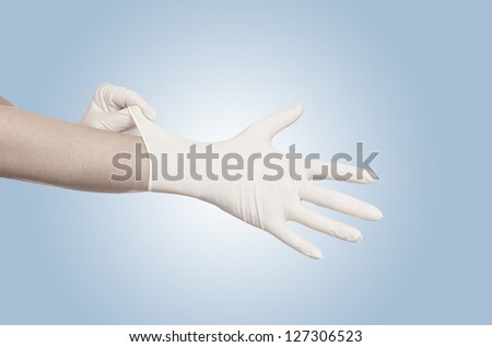 Medical glove to protection and care for patients