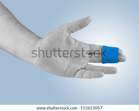 Blue Coban Self-Adherent Bandage is a comfortable, lightweight bandage for sustained, reliable compression.
