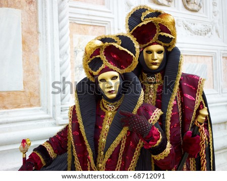 VENICE - FEBRUARY 13: The Carnival of Venice is an annual festival starting around two weeks before Ash Wednesday and ends on Shrove Tuesday or Mardi Gras in February 13, 2010 in Venice, Italy.