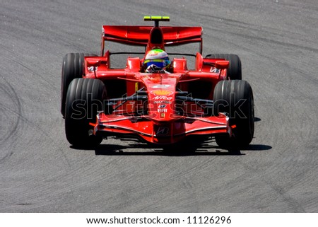 stock photo Felipe Massa Brazil of Scuderia Ferrari Malboro F1 team 2008