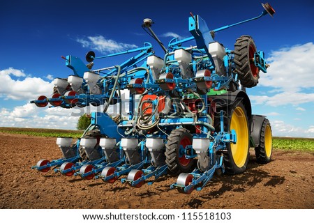 modern agricultural machinery