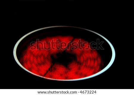 Red hot ceramic stove electric cooker