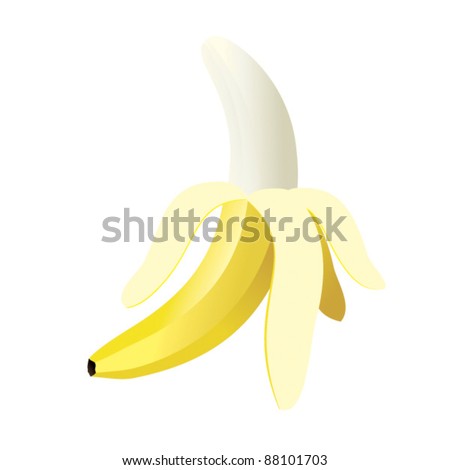 banana peel vector