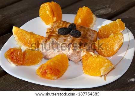 a tasty recipe : salmon at the orange taste