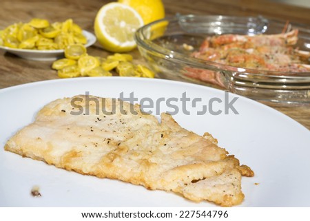 tasty and particular recipes: scallop of swordfish