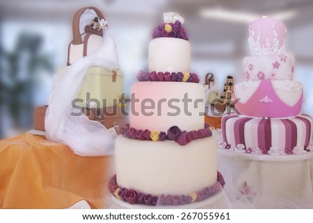 show of artistic and creative wedding cakes