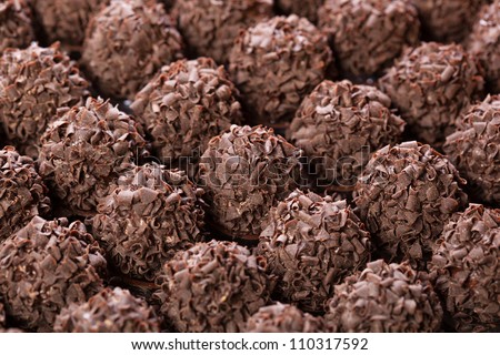 handmade chocolates ball bar selection