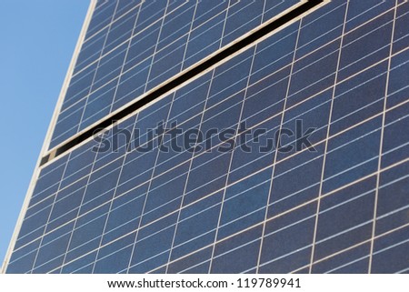 buildings have been replaced by solar panels