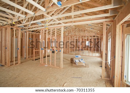 photo of a new home under construction
