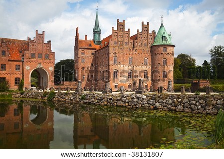 stock photo : Egeskov castle