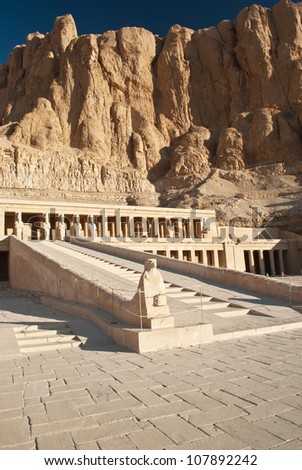 Temple between the Valley of Kings and the Valley of Queens, Luxor, Egypt
