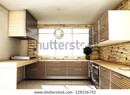 empty kitchen