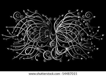 Black Abstract Swirls