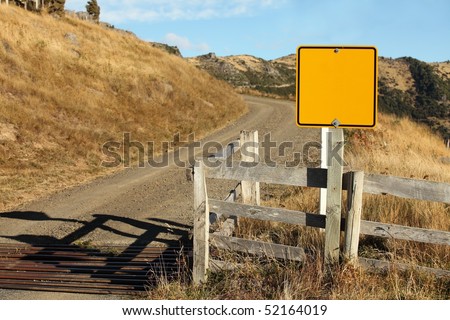 blank stop sign. stock photo : Blank warning