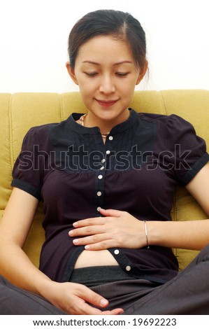 18 weeks pregnant. Chinese Lady ( 18 Weeks )