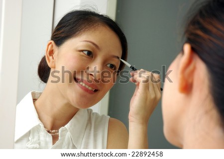 Chinese lady make up