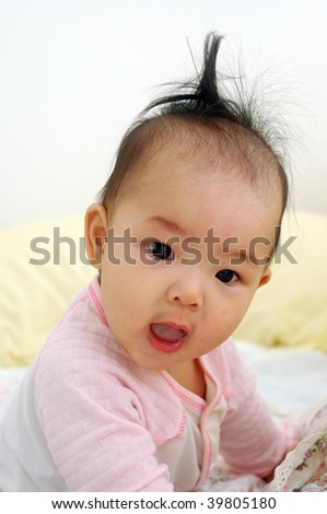 stock photo cute asian baby