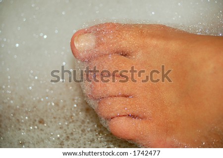 women feet in water #3