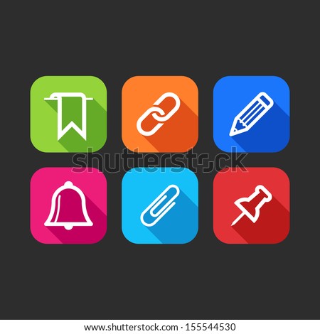 flat icons for web and mobile applications flat design with long shadows flat icons for web and mobile applications flat design with long shadows
