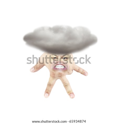 angry thundercloud