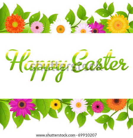 happy easter images greetings. stock vector : Happy Easter Greeting Card, Vector Illustration