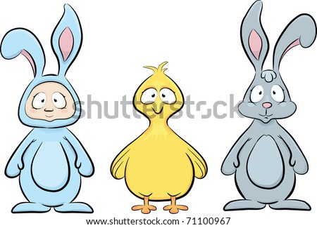 funny easter bunny cartoon pictures. -set-funny-easter-cartoon-