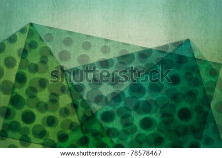 Abstract background with dots  and geometry shapes.