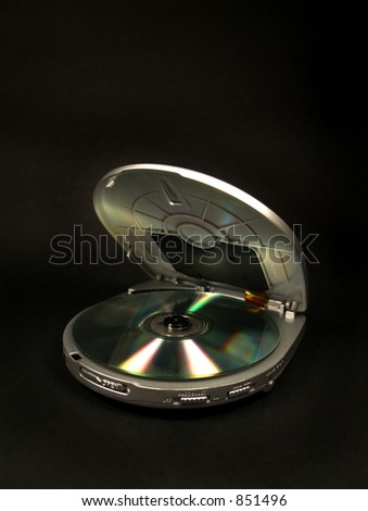 CD Player on Black