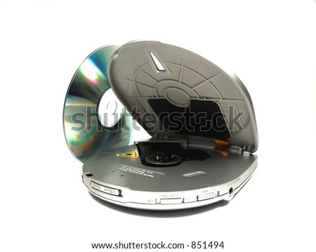 CD Player on White