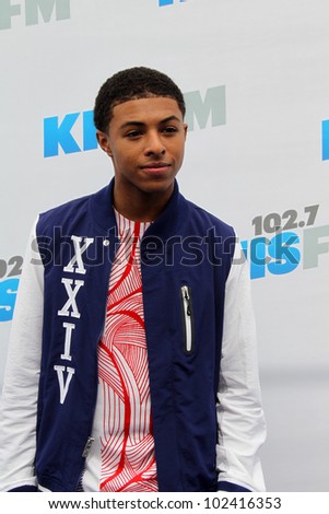 LOS ANGELES - MAY 12:  Diggy Simmons. arrives at the \