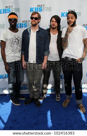 LOS ANGELES - MAY 12:  Gym Class Heroes. arrives at the \