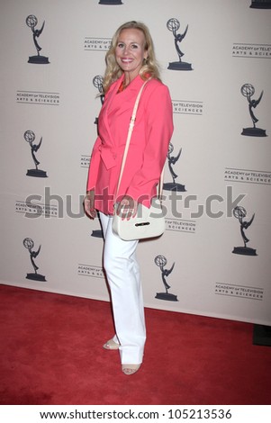 LOS ANGELES - JUN 14:  Genie Francis arrives at the ATAS Daytime Emmy Awards Nominees Reception at SLS Hotel At Beverly Hills on June 14, 2012 in Los Angeles, CA