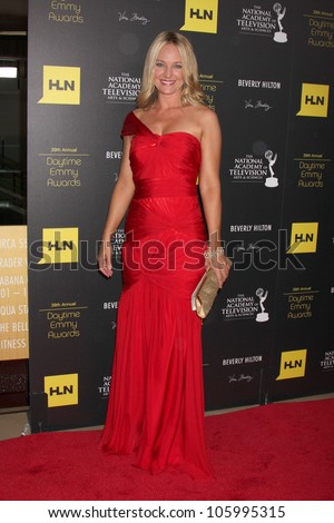 LOS ANGELES - JUN 23:  Sharon Case arrives at the 2012 Daytime Emmy Awards at Beverly Hilton Hotel on June 23, 2012 in Beverly Hills, CA