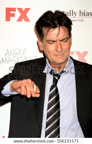 LOS ANGELES JUN 26 Charlie Sheen arrives at the FX Summer Comedies Party at Lure on June 26 2012 in Los Angeles CA LOS ANGELES JUN 26 Charlie Sheen arrives at the FX Summer Comedies Party at Lure on June 26 2012 in Los Angeles CA